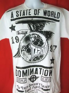 TAPOUT State of World Domination MMA T shirt New