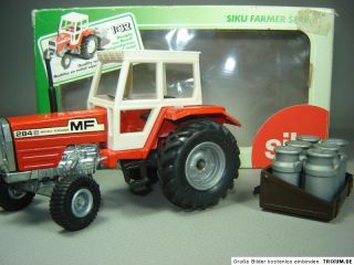Traktor Massey Ferguson MF 284 S mit grauen Felgen OVP Siku Farmer 1