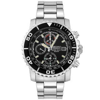 Seiko Herren Armbanduhr XL Chronograph Edelstahl beschichtet SNA225P1