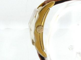 Armbanduhr GRUEN CURVEX Precision, vergoldet, Handaufzug