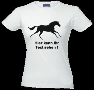 Damen T Shirt PFERD Pferde Shirt Farben + Größen 272