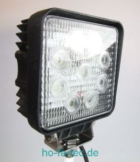 Arbeitsscheinwerfer LED 27 Watt Metallgehäuse  NEU 