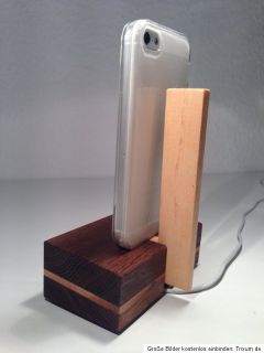 iPhone 5 Docking Station für Lightning Connector   Sehr Edel aus Holz