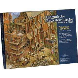 Die gotische Backsteinkirche   Stein um Stein Ein Puzzle in 1.200