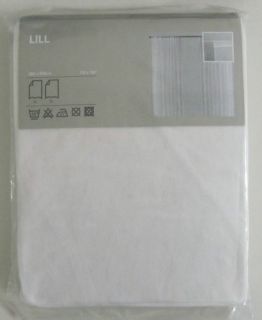 Ikea Lill 2 Gardinenschals Vorhänge weiß transparent 280x300cm Neu