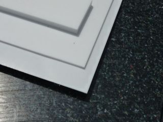 PTFE Teflon Platte Zuschnitt Dichtung 295 x 295 x 1 mm