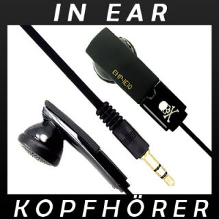 Stereo Kopfhörer/Ohrhörer Totenkopf für  Player