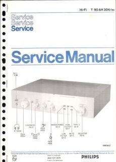 Philips Original Service Manual für T 90 AH 304