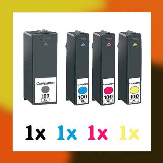INK CARTRIDGE FOR LEXMARK 100XL S305 S405 S505 S605