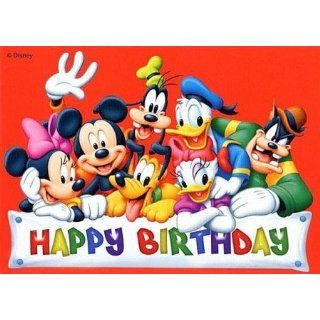 Disney Postkarte Mickey Mouse & Friends Happy Birthday 