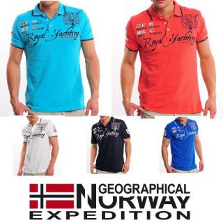 GEOGRAPHICAL NORWAY MEN Polo Shirt KUBRICK S XXL NEU