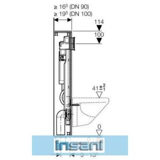 Geberit GIS WC Vorwandelement UP320 461.311.00.5