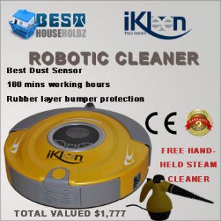 iKleen 4 in Robotic Vacuum Robot Cleaner Sweeper Mop