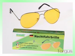 NACHTFAHRBRILLE NIGHT VISION NACHTSICHTBRILLE KONTRASTBRILLE BRILLE