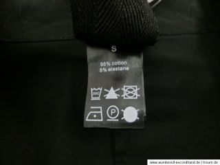 RUNDHOLZ black Label Stretch Bluse Jacke schwarz Lagenlook gesmokt Gr
