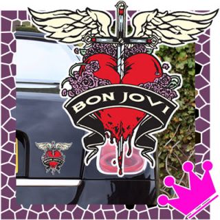 Bon Jovi Rock Music Bumper Car Sticker Auto Aufkleber