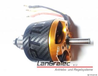 LanGraTec PT 10 10T SET brushless Motor + Regler 10S LiPo 12kg
