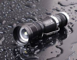 1300 Lumen Zoomable CREE XM L T6 LED 18650 Flashlight Torch Zoom Lamp