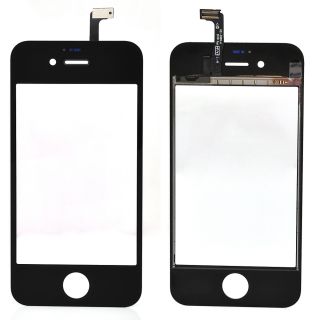 iPhone 4S Digitizer Display TouchScreen Glas front Schwarz NEU, Top