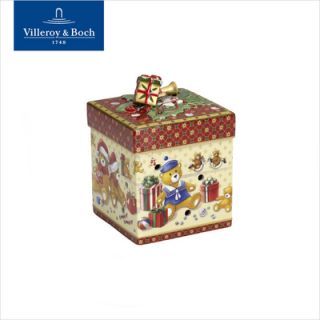 Villeroy & Boch Christmas Toys Geschenkpaket klein Eckig rot Porzellan