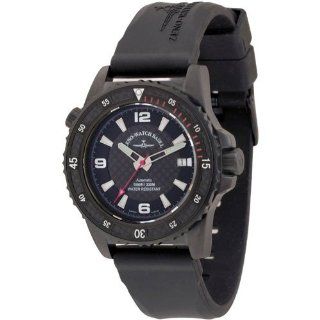 Zeno Watch Basel Herren Armbanduhr XL Professional Diver Blacky Analog