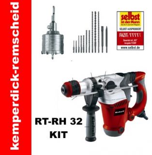 Einhell SDS Bohrhammer RED RT RH 32 Set Kit Bohrmaschine Meisselhammer