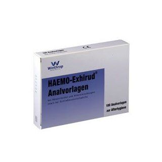 HAEMO EXHIRUD Analvorlagen, 100 St Drogerie