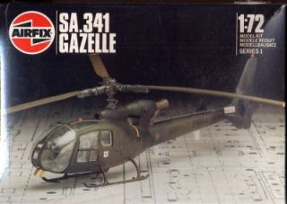 Airfix British Army SA.341 Gazelle Helicoptor Kit