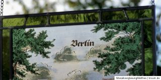 Bleiverglasung Fensterbild Glasmalerei Glasbild Berliner Brandenburger