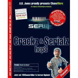 Crackz & Serialz hcp8, CD ROM Verboten gut. Mit TIMEbomb Killer und