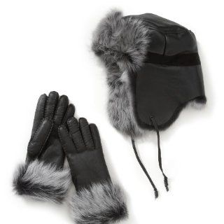 Emu Accessoires Damen Geschenkset Handschuhe und Mütze, W02043/Nappa
