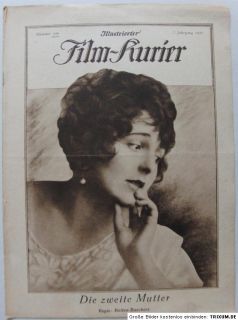 Die zweite Mutter (1925) Filmkurier BFK 349 Margarete Lanner Hans