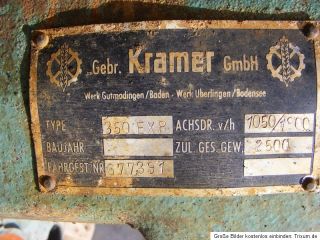 16 76) Kramer 350 Export Vorderachsbock