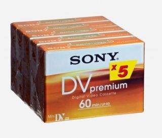 Sony miniDV DVM Premium Videocassette 60 Min Kassette
