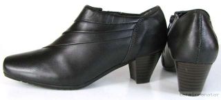 Damen Echt Leder Stiefeletten Ziegenleder Schuhe Ankle Boots B Ware