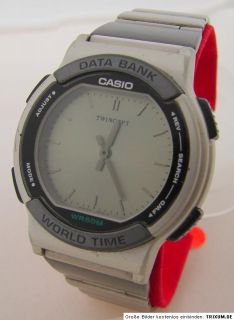 Casio Datenbank 1326 ABX 53 analog digital Uhr Data Bank Twincept