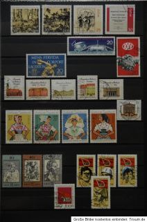 Sammlung DDR 1949   1990 gestempelt