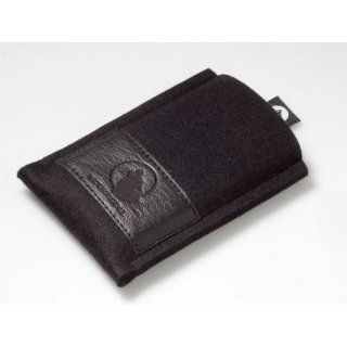 Wolfsrudel Sony Xperia S Wollfilz Tasche   Schwarz (100% Handmade in