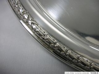 aus 800er Silber Silbertablett 800 Wilhelm Binder Gewicht 364 g