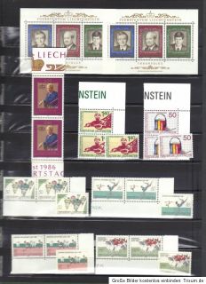 Liechtenstein Sammlung in Album postfrisch (siehe Scan)