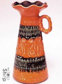 Alte Karaffe Vase KERAMIKVASE Henkel Steingut Keramik Keramikvase Art