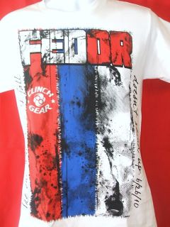 Fedor Emelianenko Clinch Gear HGP Walkout White T shirt