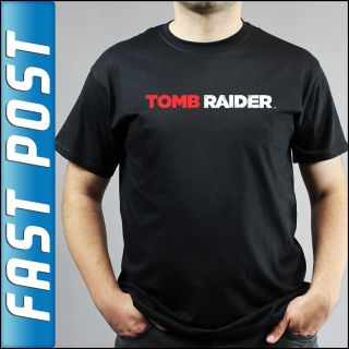 Tomb Raider PS3 Xbox 360 Black T Shirt Adults and Kids Sizes