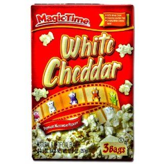 Magic Time White Cheddar Popcorn, 2er Pack (2 x 297 g Packung) 