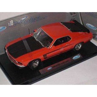 FORD MUSTANG BOSS 302 ROT TUNING 1969 RED METALLMODELL 1/18 WELLY