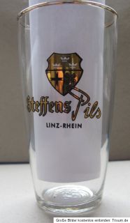 Bierglas Steffens Brauerei Linz am Rhein