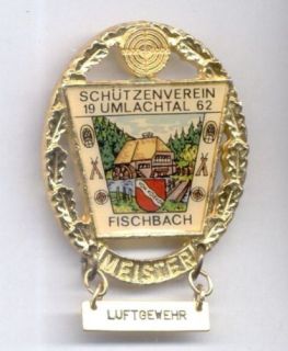 Schützenverein Umlachtal 1962 Brosche   60x40 mm