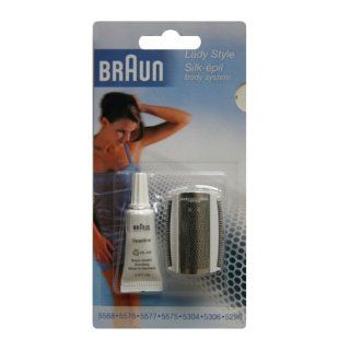 Braun Scherblatt/Schersystem 304 für Lady Braun Style, Silk epil body