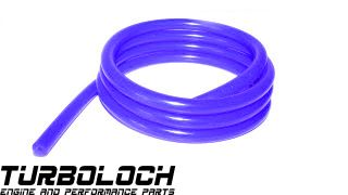 Silikonschlauch Unterdruckschlauch ID Ø 5mm blau vacuum hose blue lfm