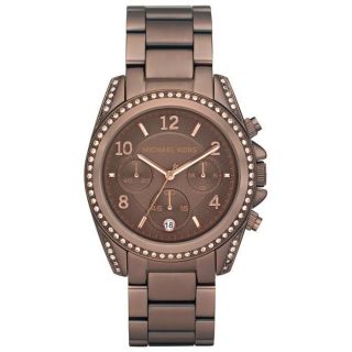 New Michael Kors MK5493 Blair Espresso Chocolate Dial Ladies Watch